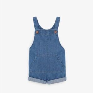 Zara chambray shorts overalls - size 3/4